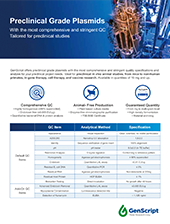 Preclinical-Plasmid-Prep-Service